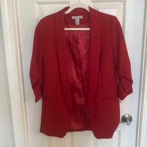 H&M red blazer, size 6